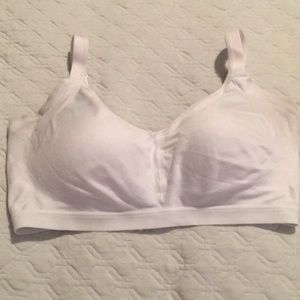 Xl white padded bra used